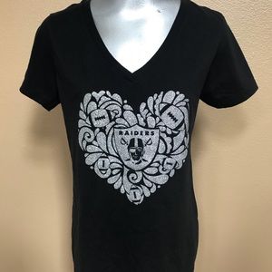 Raiders Fan Top 🖤